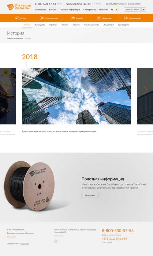 История компании "Интегра Кабель" - DoCode DEV